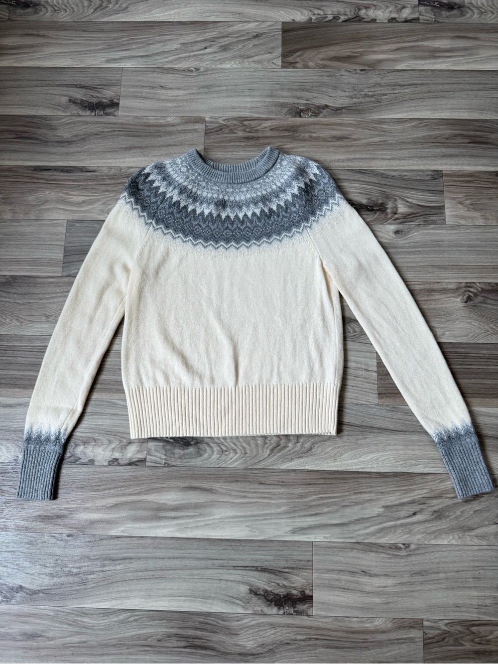 Vineyard Vines Fair Isle Knit Sweater in Wool Cashmere Blend Size Small